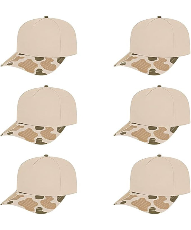 The Hat Pros Cap America i2026 Mid Profile 5-Panel Daybreak Camo Cap w/Quick-Dry Sweatband & Adjustable Snapback