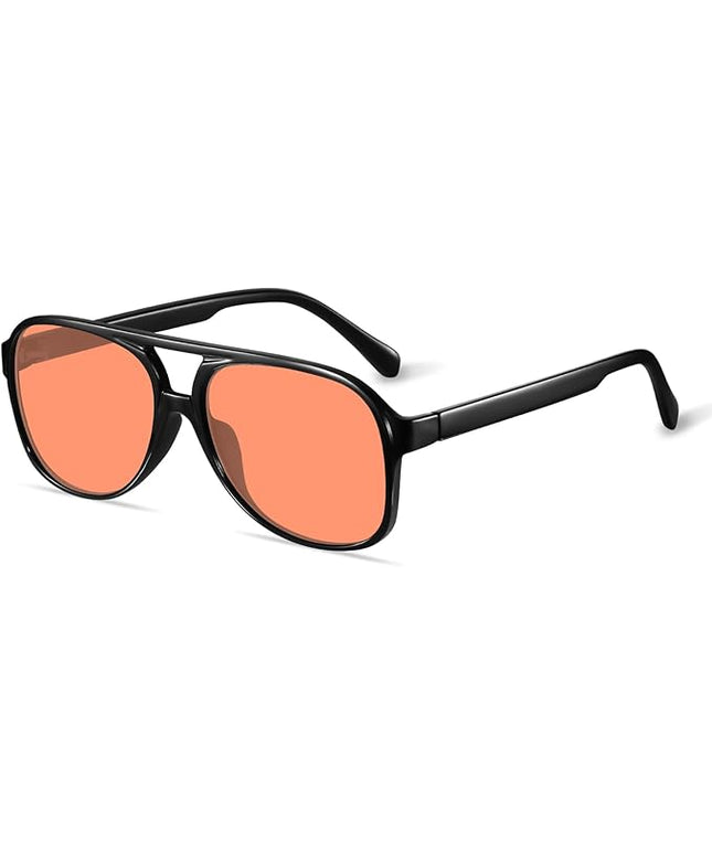 YDAOWKN Retro Aviator Sunglasses for Women Mens Large Frame Classic Vintage 70s Sun Glasses Aviators