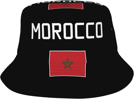 Funny Flag Bucket Hat for Men Women, Fisherman Hats Packable Fashion Sun Cap for Travel Outdoor Beach Boys Girls