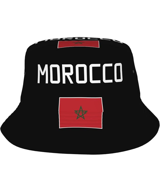 Funny Flag Bucket Hat for Men Women, Fisherman Hats Packable Fashion Sun Cap for Travel Outdoor Beach Boys Girls