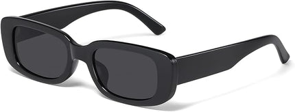 JASPIN Rectangle Sunglasses for Women Men Trendy Y2k Retro 90s Sun Glasses UV Protection Cool Square Frame
