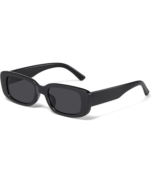 JASPIN Rectangle Sunglasses for Women Men Trendy Y2k Retro 90s Sun Glasses UV Protection Cool Square Frame