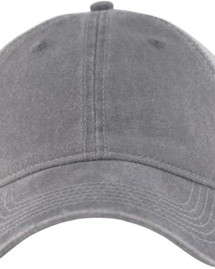 CYGTE Distressed Soft Trucker Hat | XL/XXL Available | Unstructured Vinatge Washed Snapback Baseball Cap for Men Women
