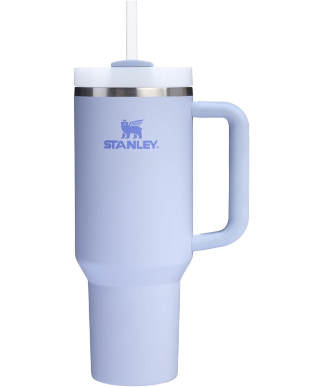 STANLEY Quencher H2.0 Tumbler with Handle and Straw 40 oz | Flowstate 3-Position Lid | Cup Holder Compatible for Travel | Insulated Stainless Steel Cup | BPA-Free | Dew Drop