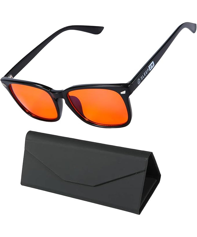 100% Blue Light Blocking Glasses - Women + Men - Better Sleep - Anti Eye Strain Protection - Computer Screens Gaming