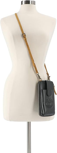 Timberland Women's RFID Leather Phone Crossbody Wallet Bag