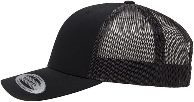 Yupoong Classic Premium Mesh 6 Panel Retro Trucker Cap | Mid Profile Snapback | OSFA | Bulk Pack Available