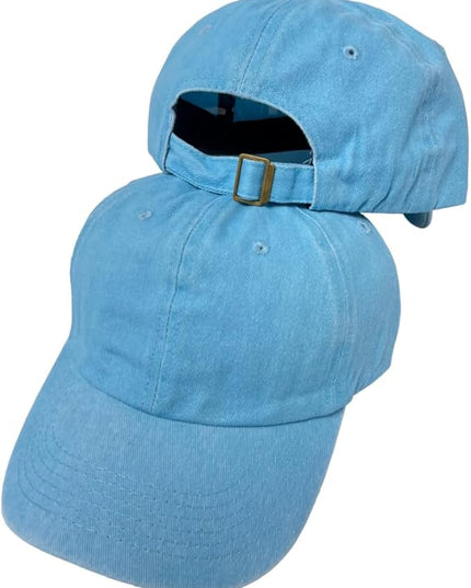 Roytrense Unisex 100% Cotton Washed Low Profile Dad Hat - Adjustable Baseball Cap for Outdoor Activities