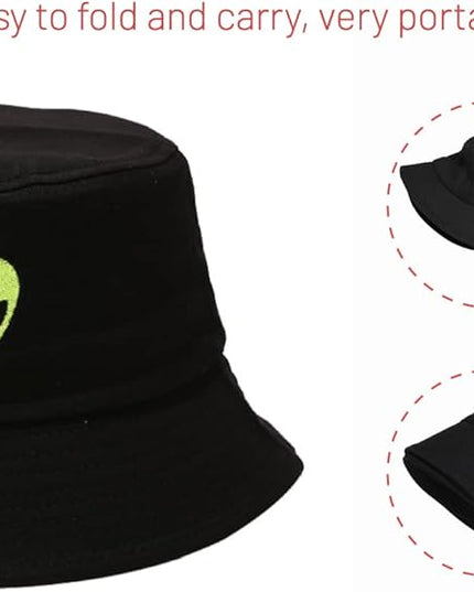 Cotton Bucket Hat for Women Men Summer Travel Sun Beach Bucket Cap, Unisex Outdoor Fisherman Hat