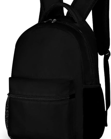 Fashion Black Backpack Lightweight Large Capacity Laptop Daybag for Travel Work