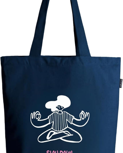 Ecoright Tote Bag for Women with Zipper, Small Tote Bag, Canvas Bag, Reusable Cotton Bag for Beach, Grocery, School & Work