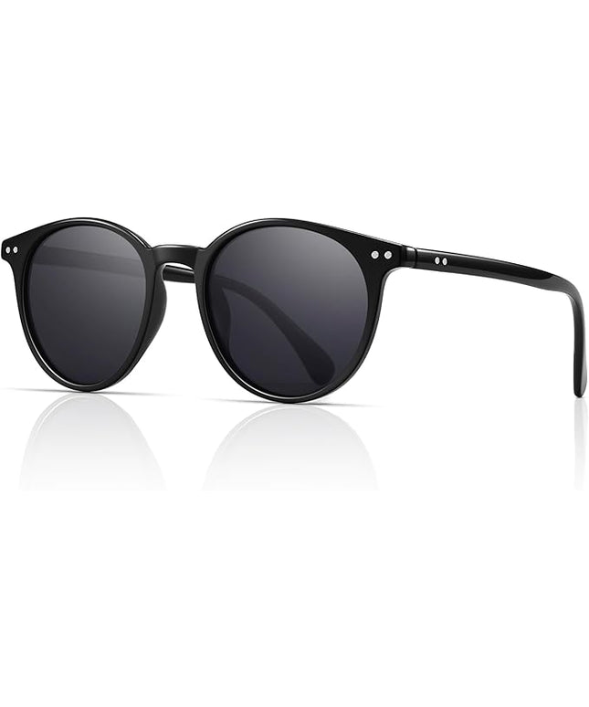 SUNGAIT Classic Vintage Round Polarized Sunglasses for Women Men Retro Style UV400