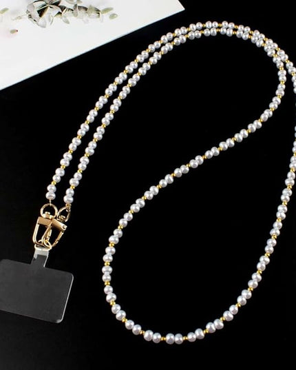 Phone Crossbody Chain CellPhone Lanyard,Universal Phone Chain Strap with Tether Patches Compatible with Most Phones (Z)