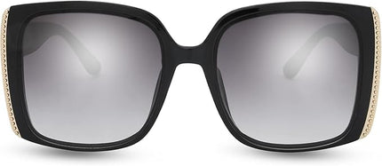 The Fresh Women's Oversized Square Jackie O Cat Eye Hybrid Butterfly Fashion Sunglasses - Exquisite Packaging