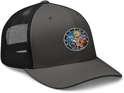 Doge/Moon NASA Logo Trucker Cap