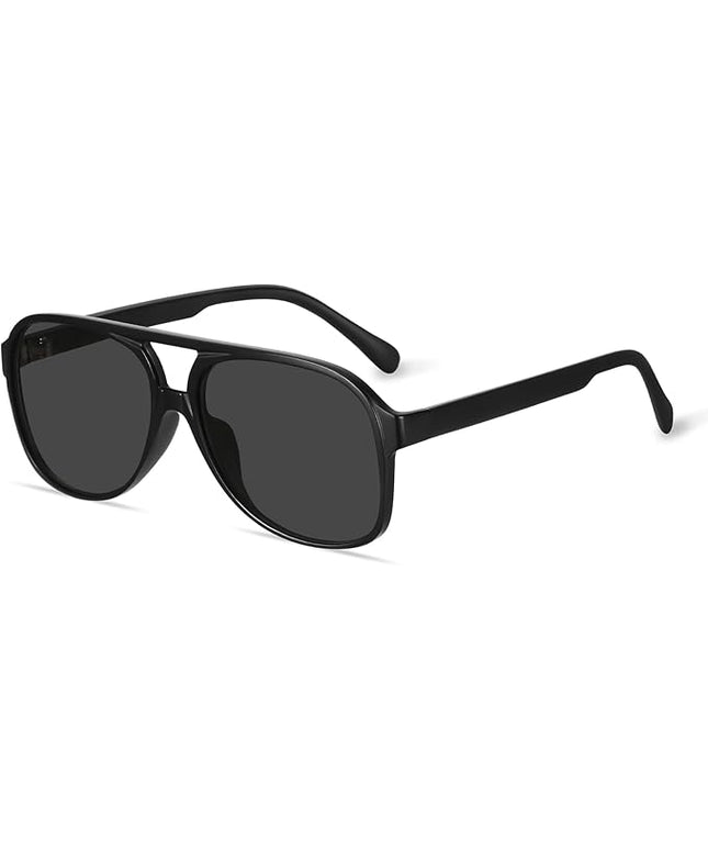 YDAOWKN Retro Aviator Sunglasses for Women Mens Large Frame Classic Vintage 70s Sun Glasses Aviators