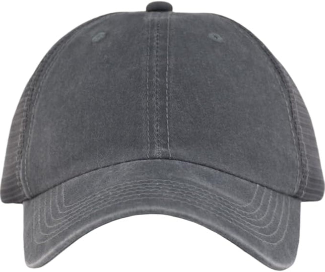 CYGTE Distressed Soft Trucker Hat | XL/XXL Available | Unstructured Vinatge Washed Snapback Baseball Cap for Men Women