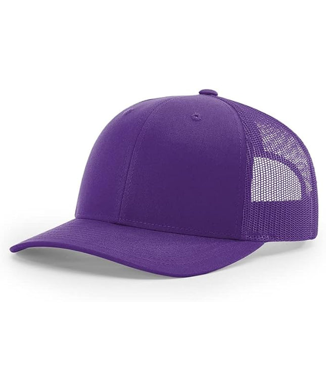 Richardson 112 Classic Six-Panel Adjustable Snapback Trucker Cap | Bulk Packs Available