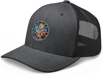 Doge/Moon NASA Logo Trucker Cap