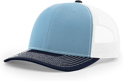 Richardson 112 Classic Six-Panel Adjustable Snapback Trucker Cap | Bulk Packs Available