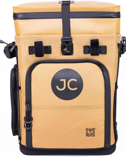 Convertible Cooler Backpack with Dry Storage by JustinCASE | Waterproof Travel Cooler Bag for Drinks, Clothes & Trips
