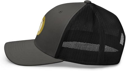 Dogecoin Crypto Embroidered Logo Trucker Cap