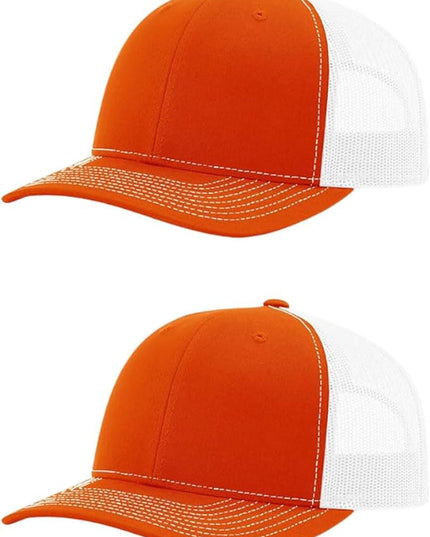 Richardson 112 Classic Six-Panel Adjustable Snapback Trucker Cap | Bulk Packs Available