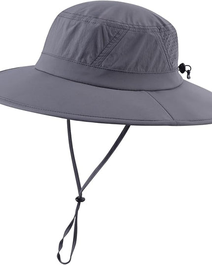 Home Prefer UPF 50+ Sun Hats for Men Women Foldable Wide Brim Fishing Hat Quick Dry Summer Outdoor Garden Safari Bucket Hat