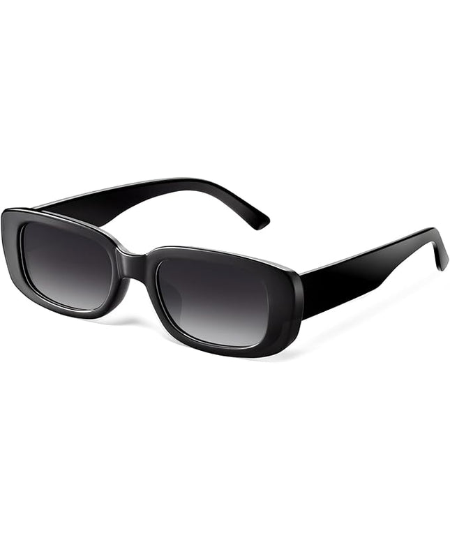 JASPIN Rectangle Sunglasses for Women Men Trendy Y2k Retro 90s Sun Glasses UV Protection Cool Square Frame