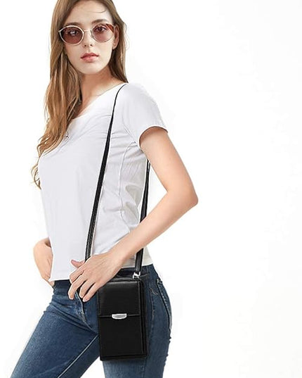 KUKOO Small Crossbody Bag Cell Phone Purse Wallet with Credit Card Slots for Women