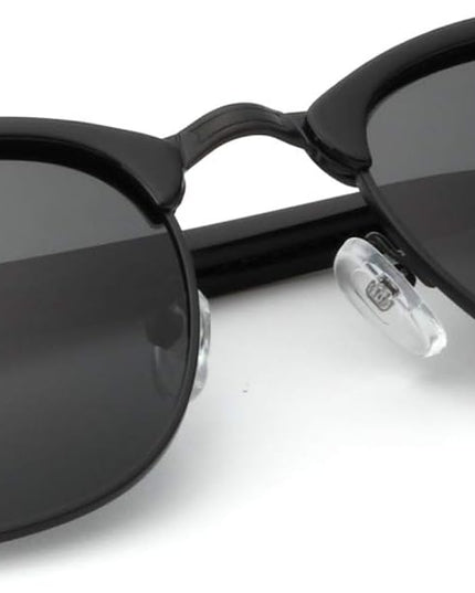 KALIYADI Polarized Sunglasses for Men and Women Semi-Rimless Frame Driving Sun glasses UV Blocking
