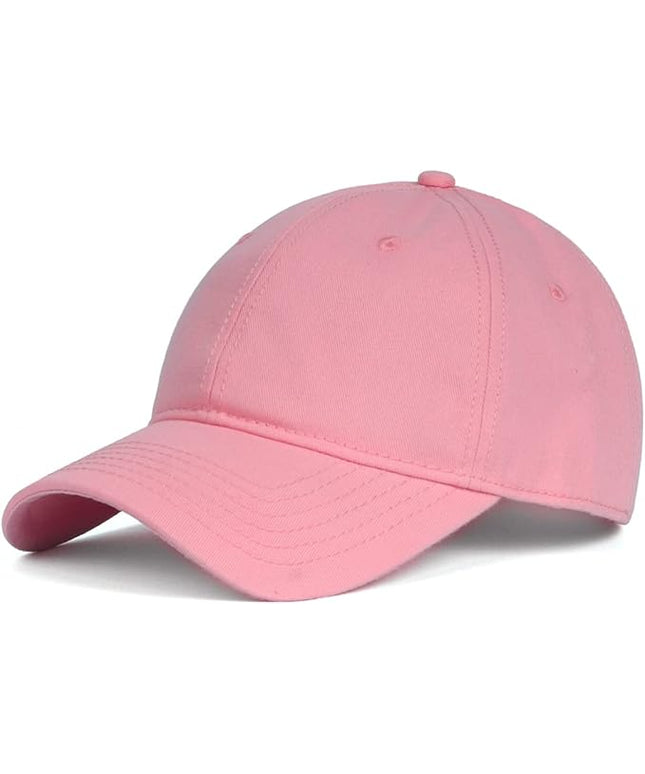 Zylioo XL XXL Oversize Baseball Cap, 100% Cotton Adjustable Dad Hat for Big Heads 23.5"-25.5", Soft Crown Large Size Cap