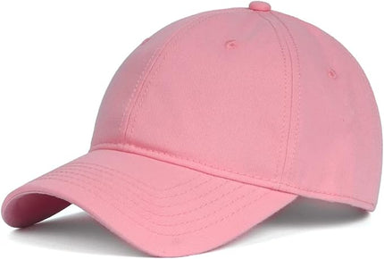 Zylioo XL XXL Oversize Baseball Cap, 100% Cotton Adjustable Dad Hat for Big Heads 23.5"-25.5", Soft Crown Large Size Cap