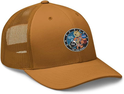 Doge/Moon NASA Logo Trucker Cap