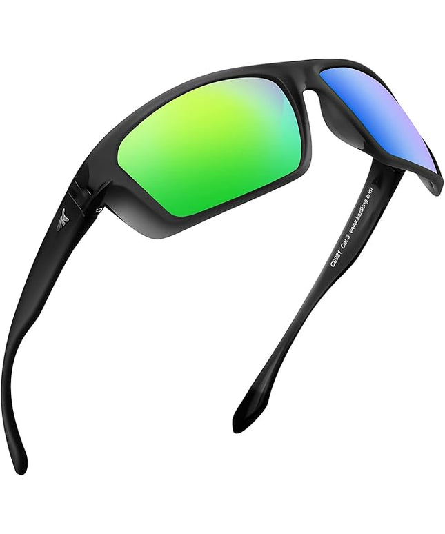 KastKing Huzzah Polarized Sport Sunglasses for Men and Women, Ideal for Driving Fishing Cycling and Running,UV Protection