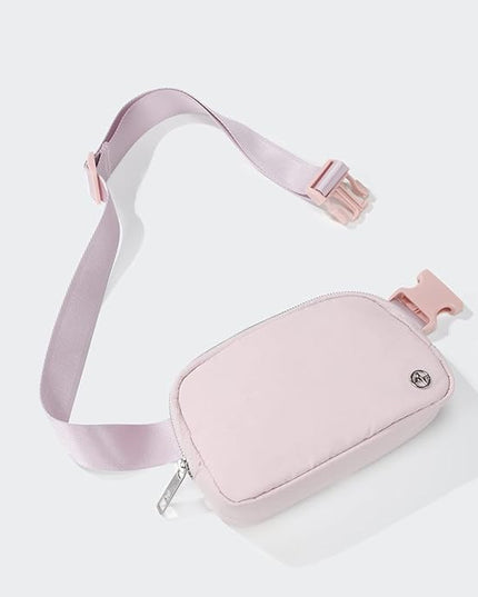 Pander Belt Bag with Adjustable Strap, Fashion Waist Packs, Crossbody Bags for Women (Pink).