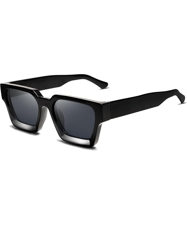 VANLINKER Thick Square Sunglasses for Men Women Retro Chunky Rectangle Shades UV400 Protection VL9731