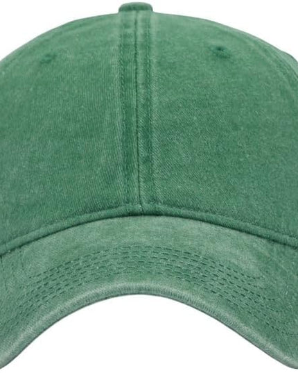 YEANIY Vintage Washed Cotton Plain Baseball Caps Adjustable Unstructured Soft Blank Casual Dad Ball Hats for Men Women