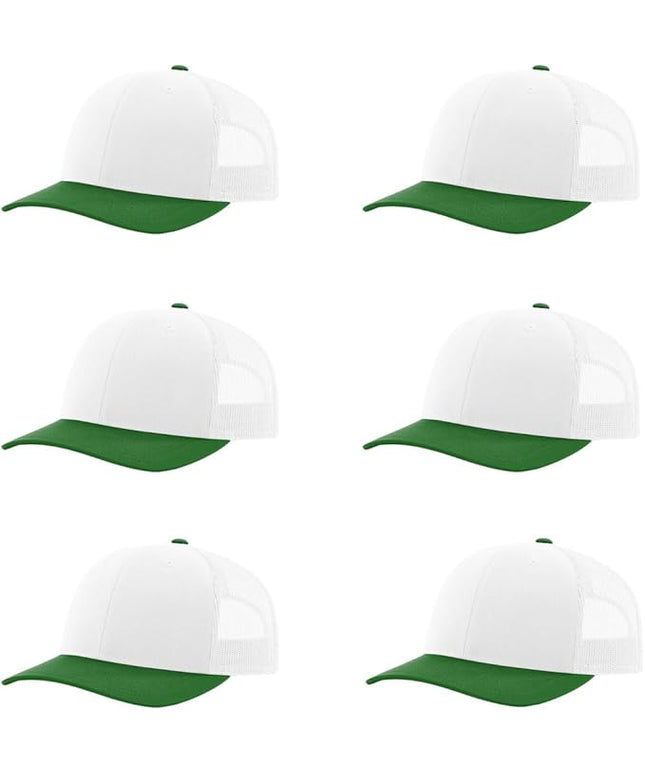 Richardson 112 Classic Six-Panel Adjustable Snapback Trucker Cap | Bulk Packs Available