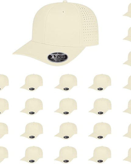 Cap America i8533 Flexfit 110 Perforated Performance Snapback Mid Profile 6-Panel Cap w/UV Guard & Adjustable Snapback