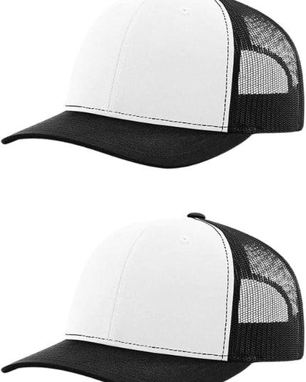 Richardson 112 Classic Six-Panel Adjustable Snapback Trucker Cap | Bulk Packs Available
