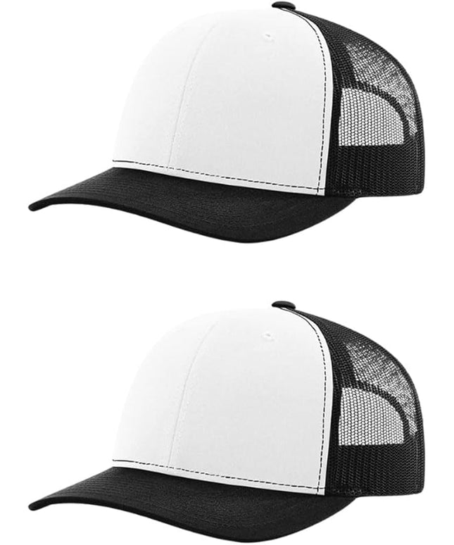 Richardson 112 Classic Six-Panel Adjustable Snapback Trucker Cap | Bulk Packs Available