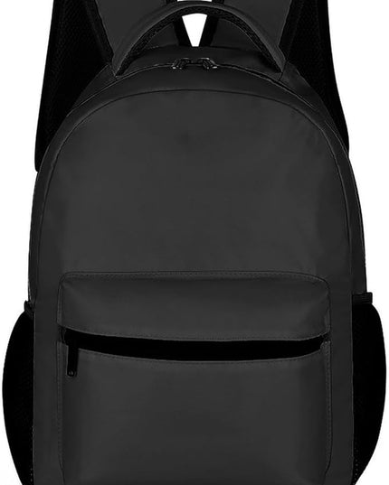Fashion Carbon Black Backpack Lightweight Large Capacity Laptop Daybag for Travel Work