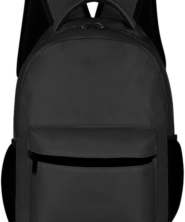 Fashion Carbon Black Backpack Lightweight Large Capacity Laptop Daybag for Travel Work