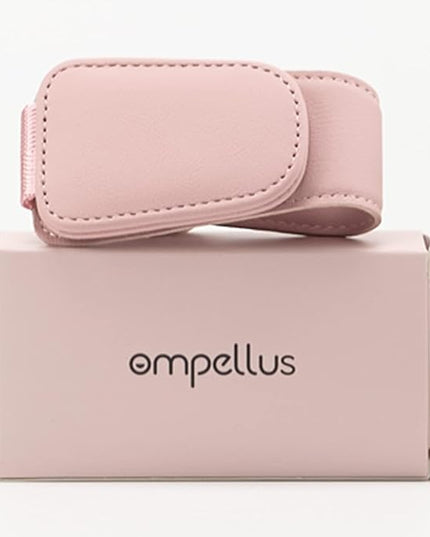 Magnetic Leather Sunglass Holder, Eyeglass Hanger Clip for Car Sun Visor, Suitable for Different Size Eyeglasses(Pink, 1 Pack)