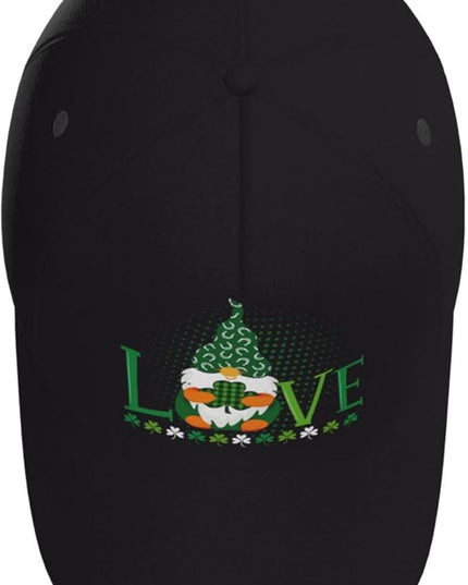 St. Patrick's Day Baseball Cap, Irish Green Clover Trucker Hat for Men Women, Fashion Adjustable Sun Visor Dad Hat