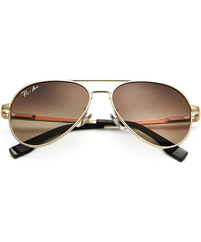 Pro Acme Classic Polarized Aviator Sunglasses 100% UV Protection, 52mm 58mm 63mm