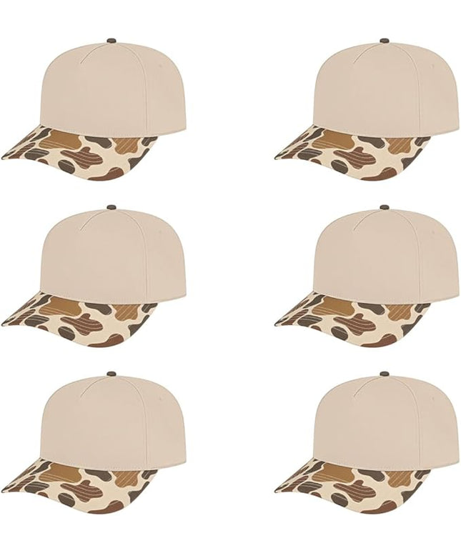 The Hat Pros Cap America i2026 Mid Profile 5-Panel Daybreak Camo Cap w/Quick-Dry Sweatband & Adjustable Snapback