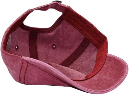 YEANIY Vintage Washed Cotton Plain Baseball Caps Adjustable Unstructured Soft Blank Casual Dad Ball Hats for Men Women