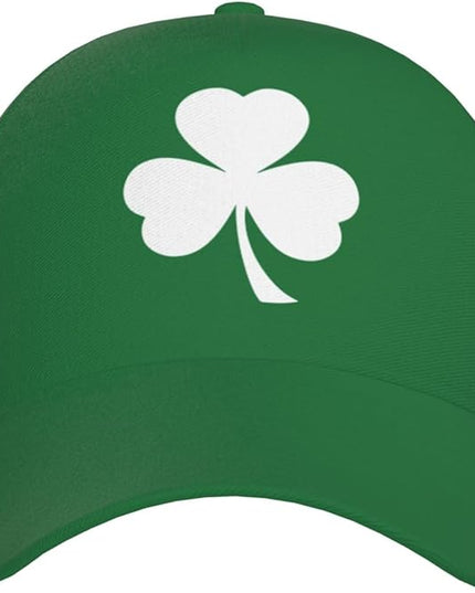 St. Patrick's Day Baseball Cap, Irish Green Clover Trucker Hat for Men Women, Fashion Adjustable Sun Visor Dad Hat